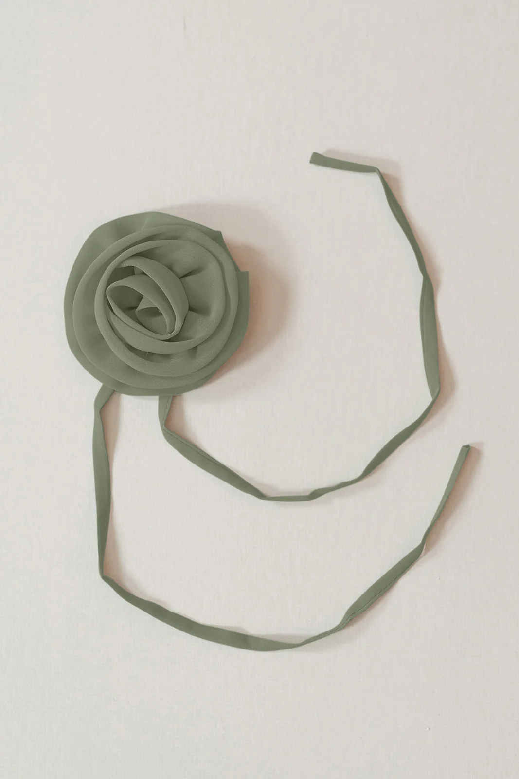 Chiffon Rose Neck Tie | Made To Order - Image 61