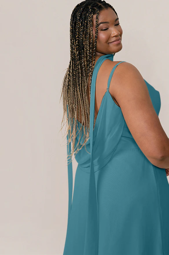 Chiffon Skinny Scarf | Made To Order - Image 13