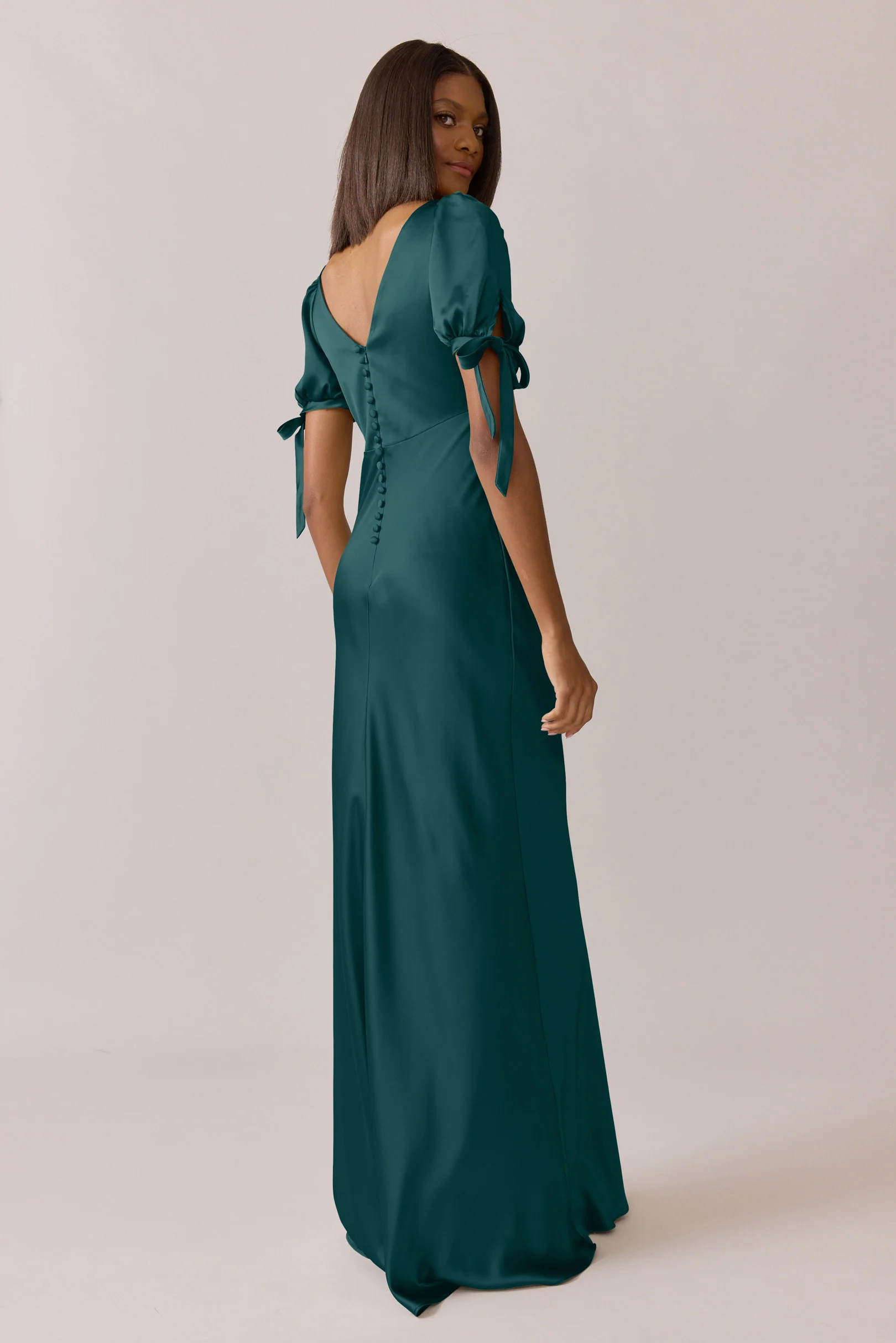 Daisy Satin Dress | Made To Order - Image 12