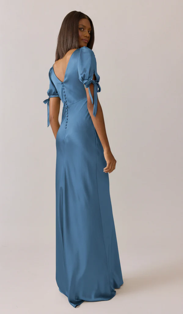 Daisy Satin Dress | Made To Order - Image 159