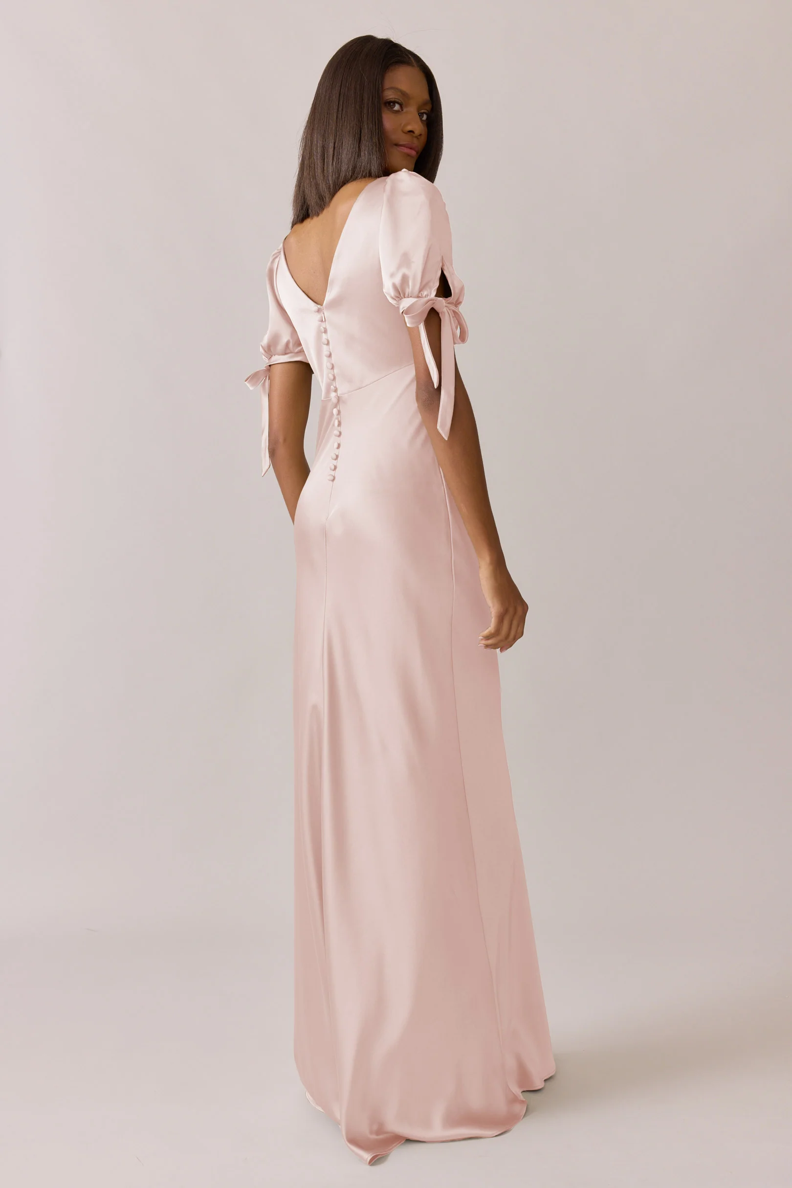 Daisy Satin Dress | Made To Order - Image 20