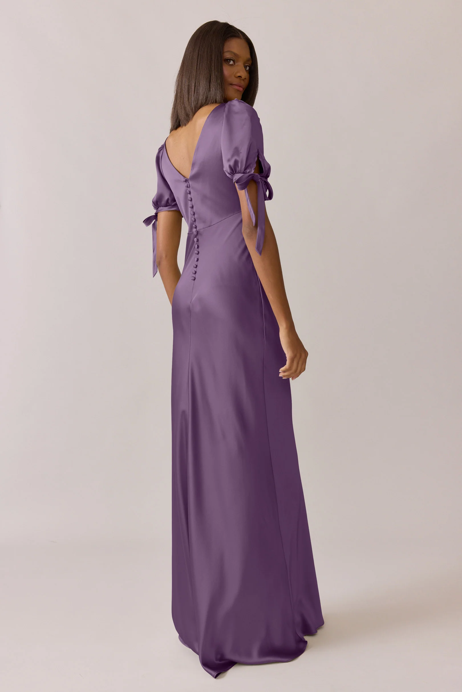 Daisy Satin Dress | Made To Order - Image 52