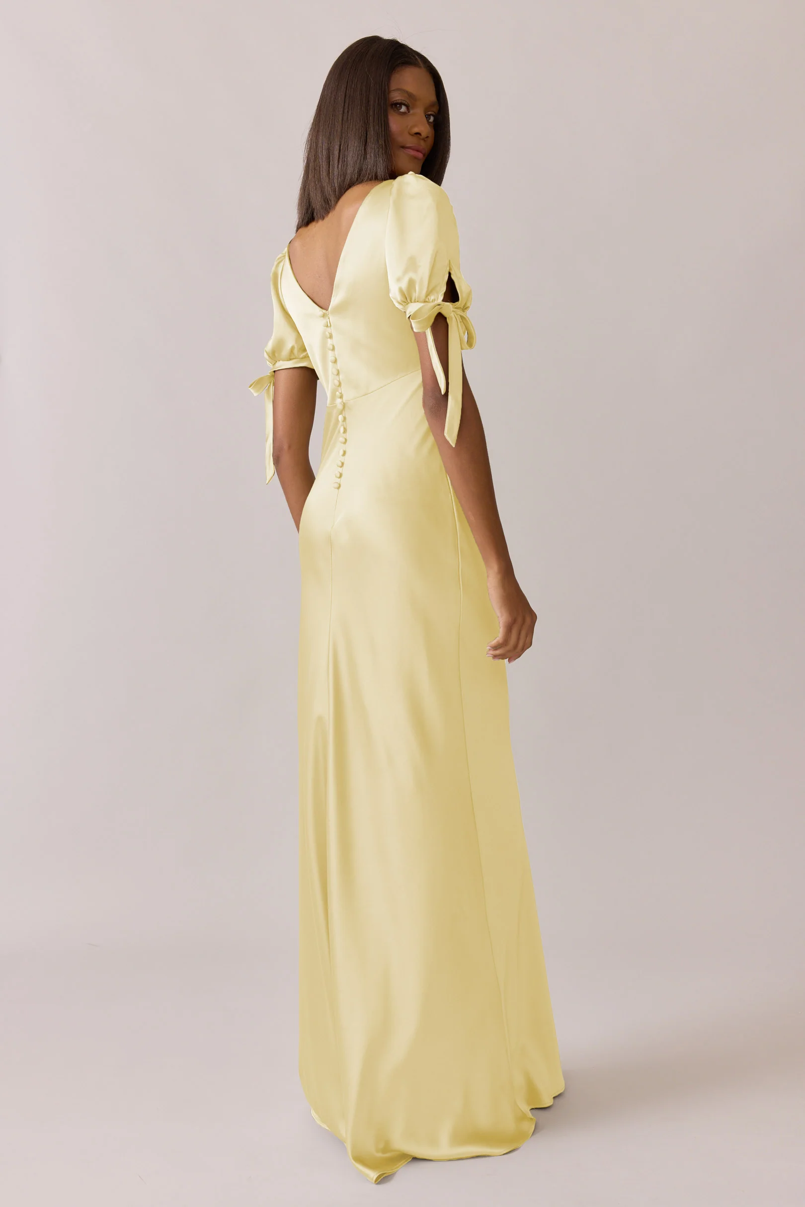 Daisy Satin Dress | Made To Order - Image 54