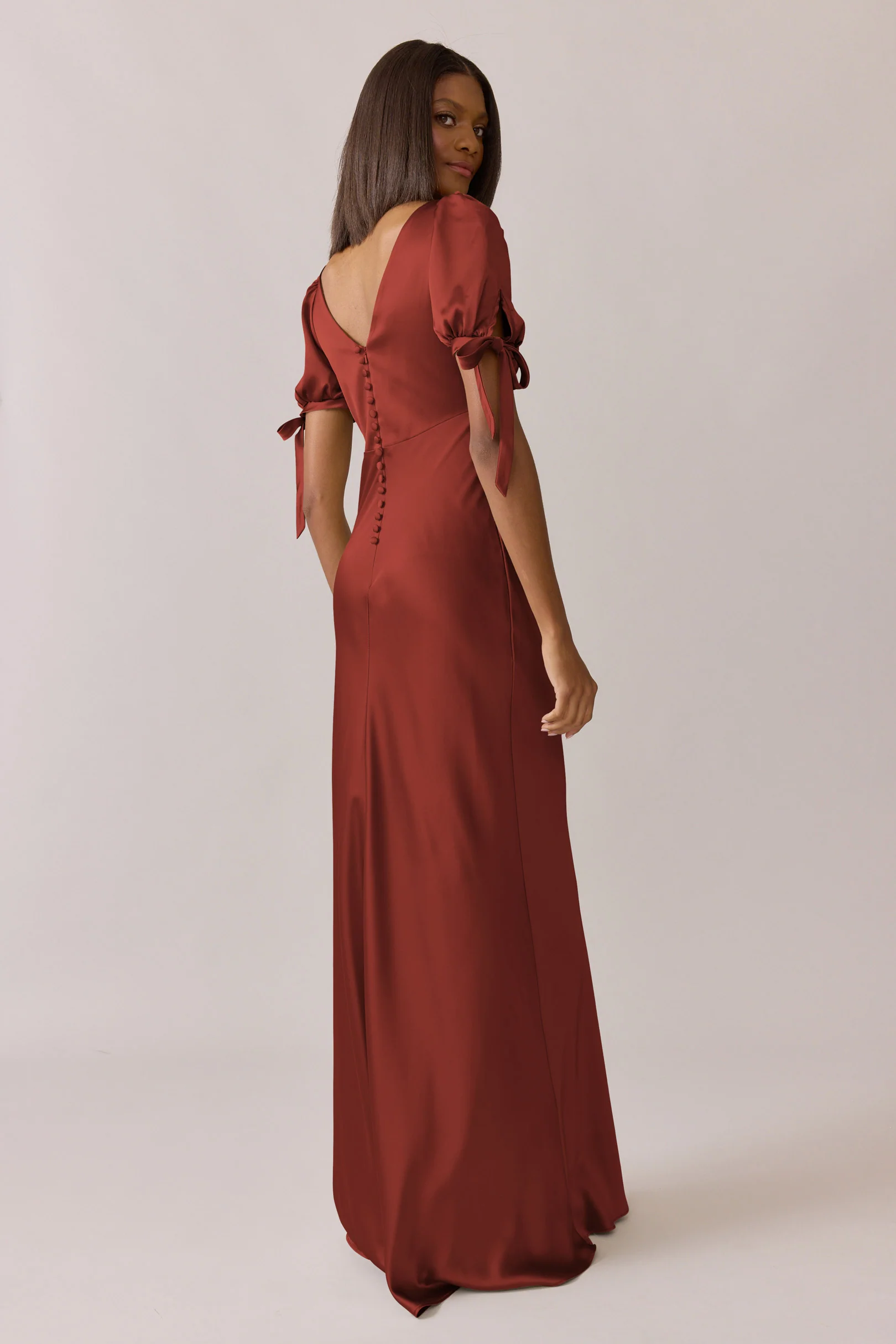Daisy Satin Dress | Made To Order - Image 58