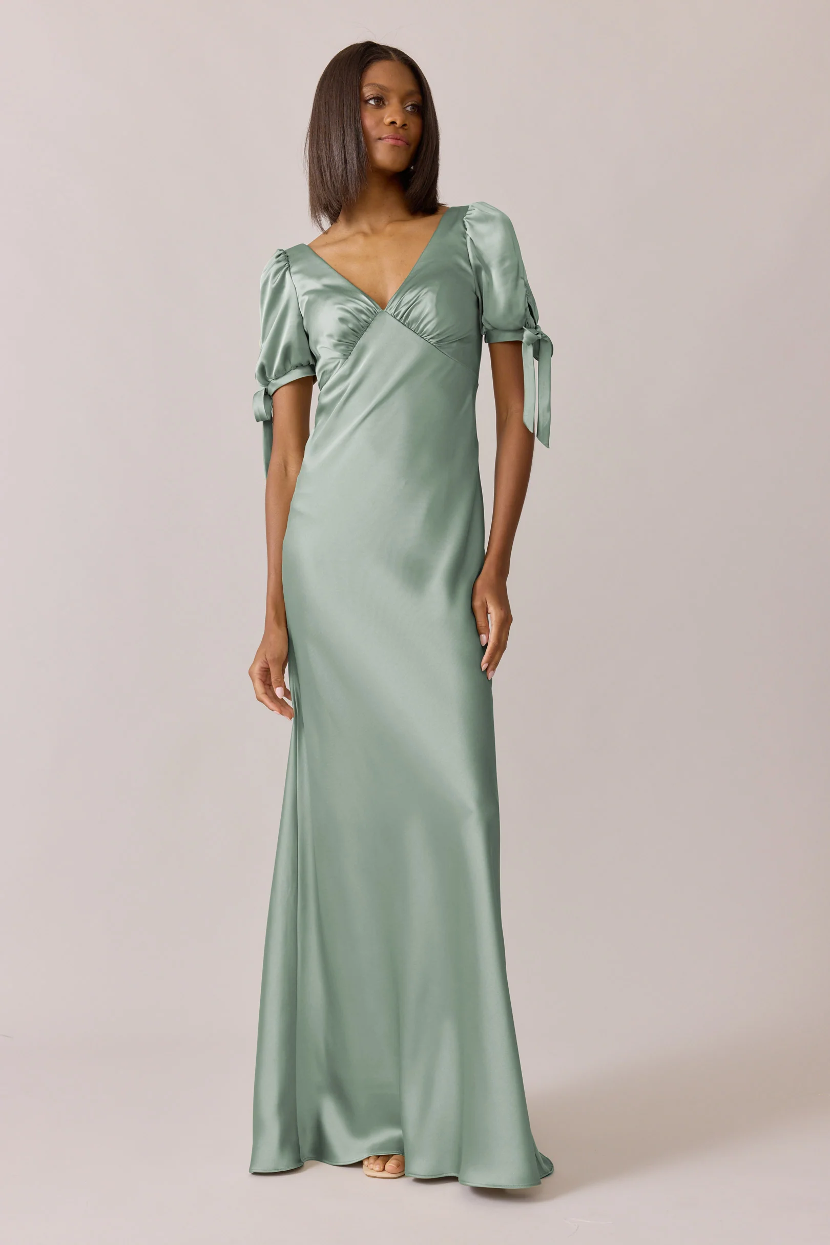 Daisy Satin Dress | Made To Order - Image 69