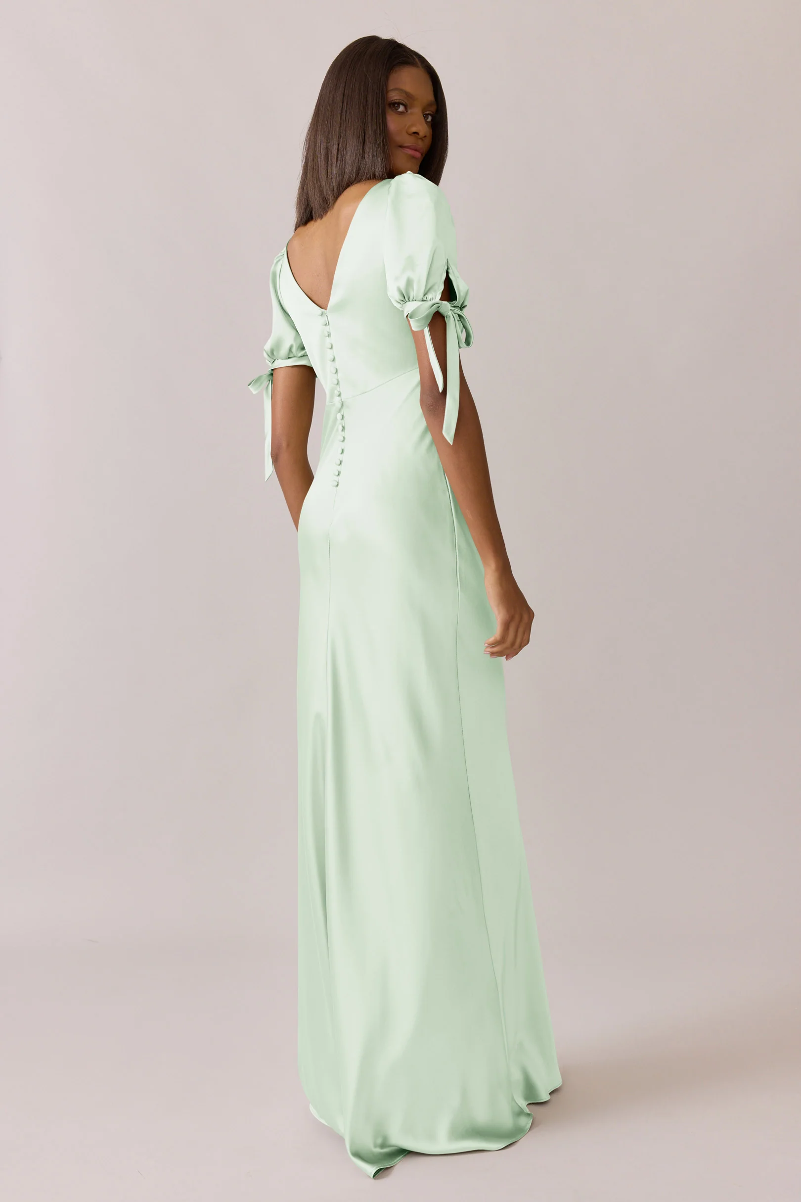 Daisy Satin Dress | Made To Order - Image 86