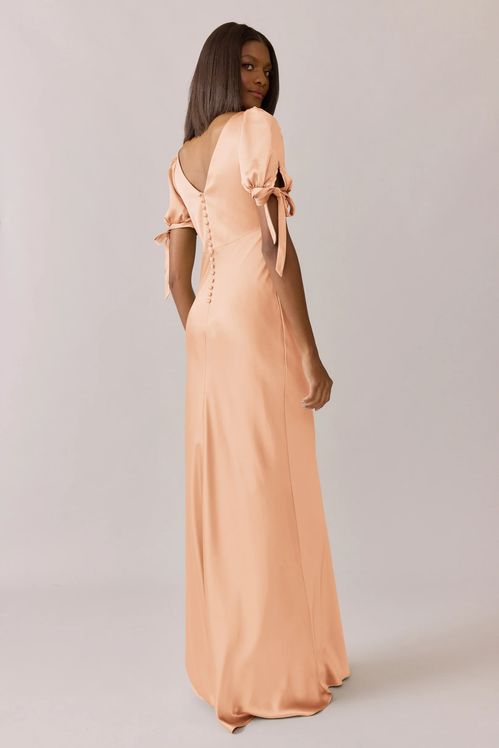Daisy Satin Dress | Made To Order - Image 90