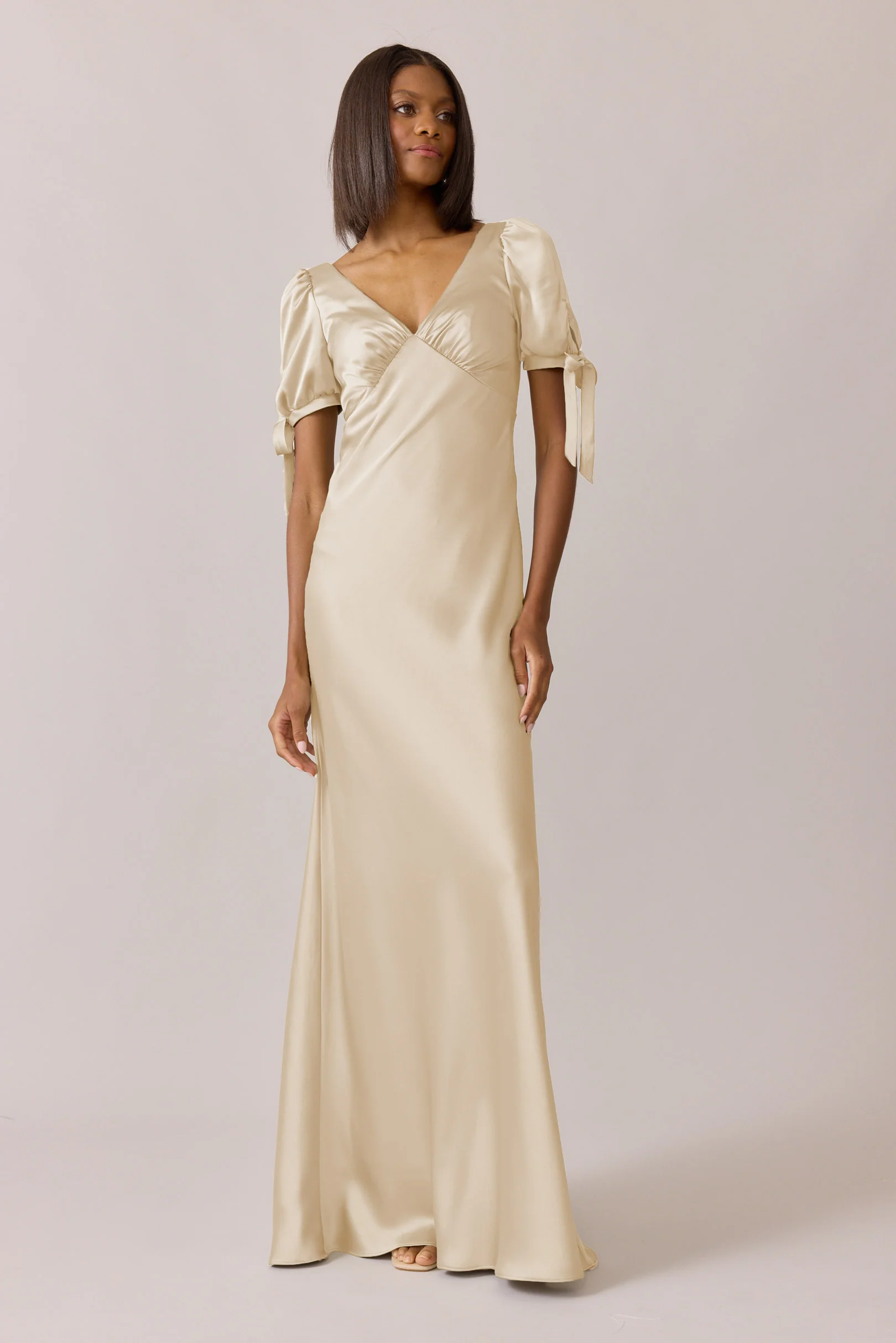 Daisy Satin Dress | Made To Order - Image 91