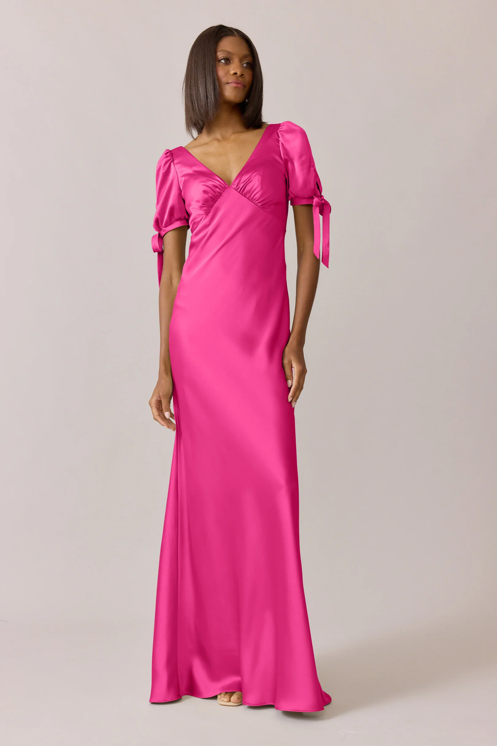 Daisy Satin Dress | Made To Order - Image 99