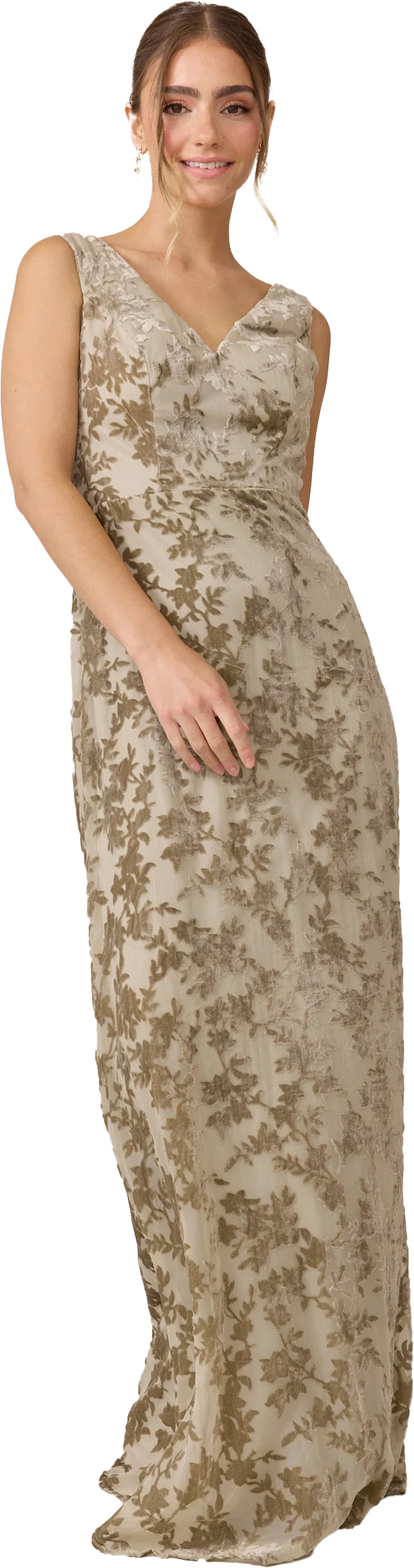 Dakota Floral Burnout Velvet Dress | Made To Order - Image 55