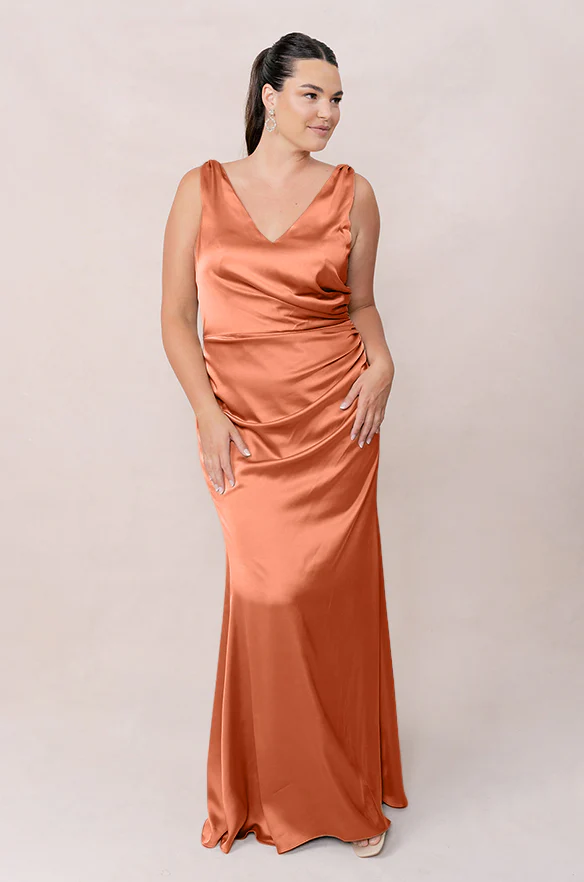 Dawson Satin Dress | Made To Order - Image 134