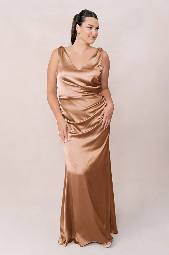 Dawson Satin Dress | Made To Order - Image 139