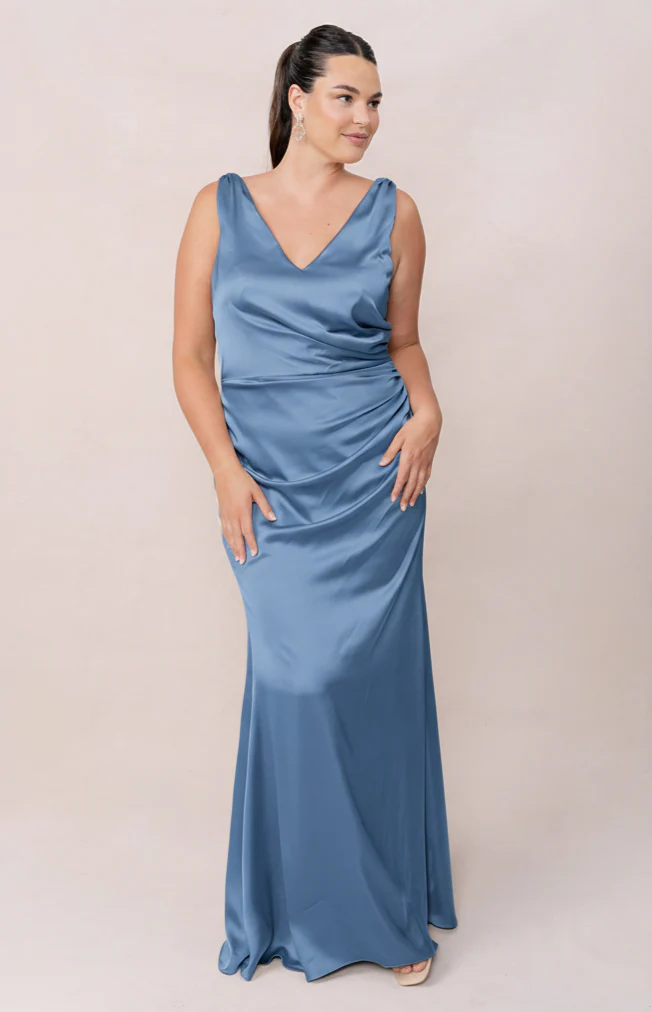 Dawson Satin Dress | Made To Order - Image 154