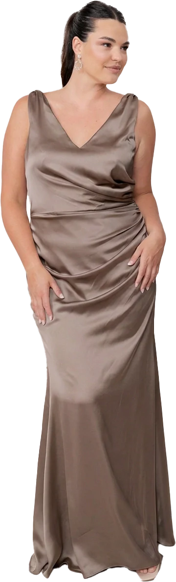 Dawson Satin Dress | Made To Order - Image 163