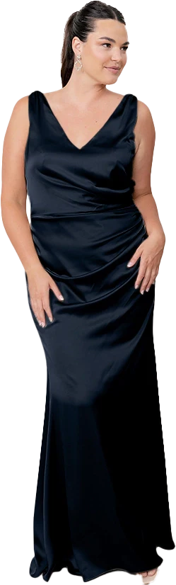 Dawson Satin Dress | Made To Order - Image 41