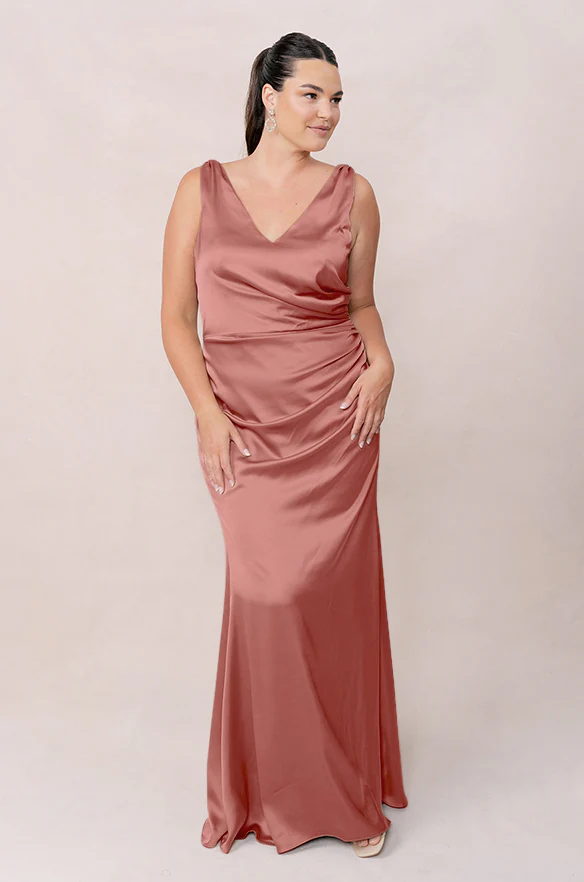 Dawson Satin Dress | Made To Order - Image 76
