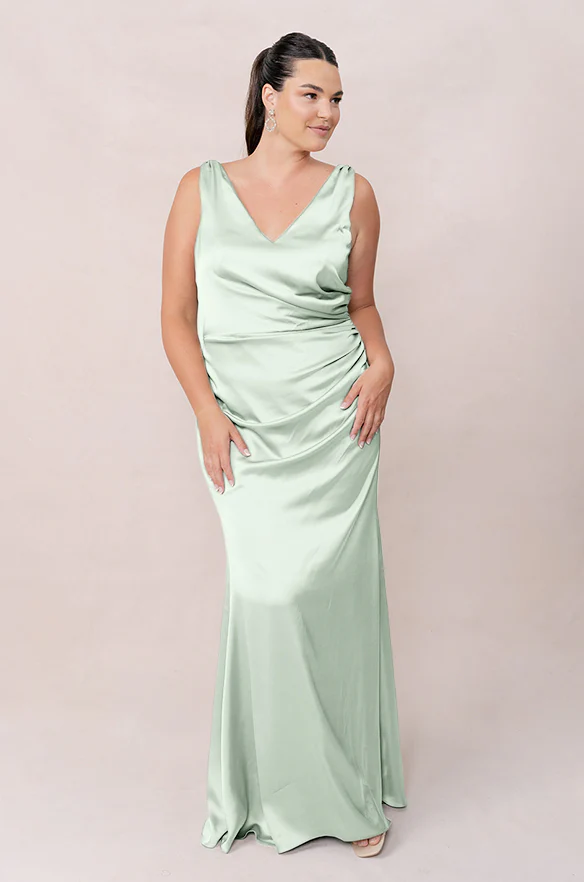 Dawson Satin Dress | Made To Order - Image 9
