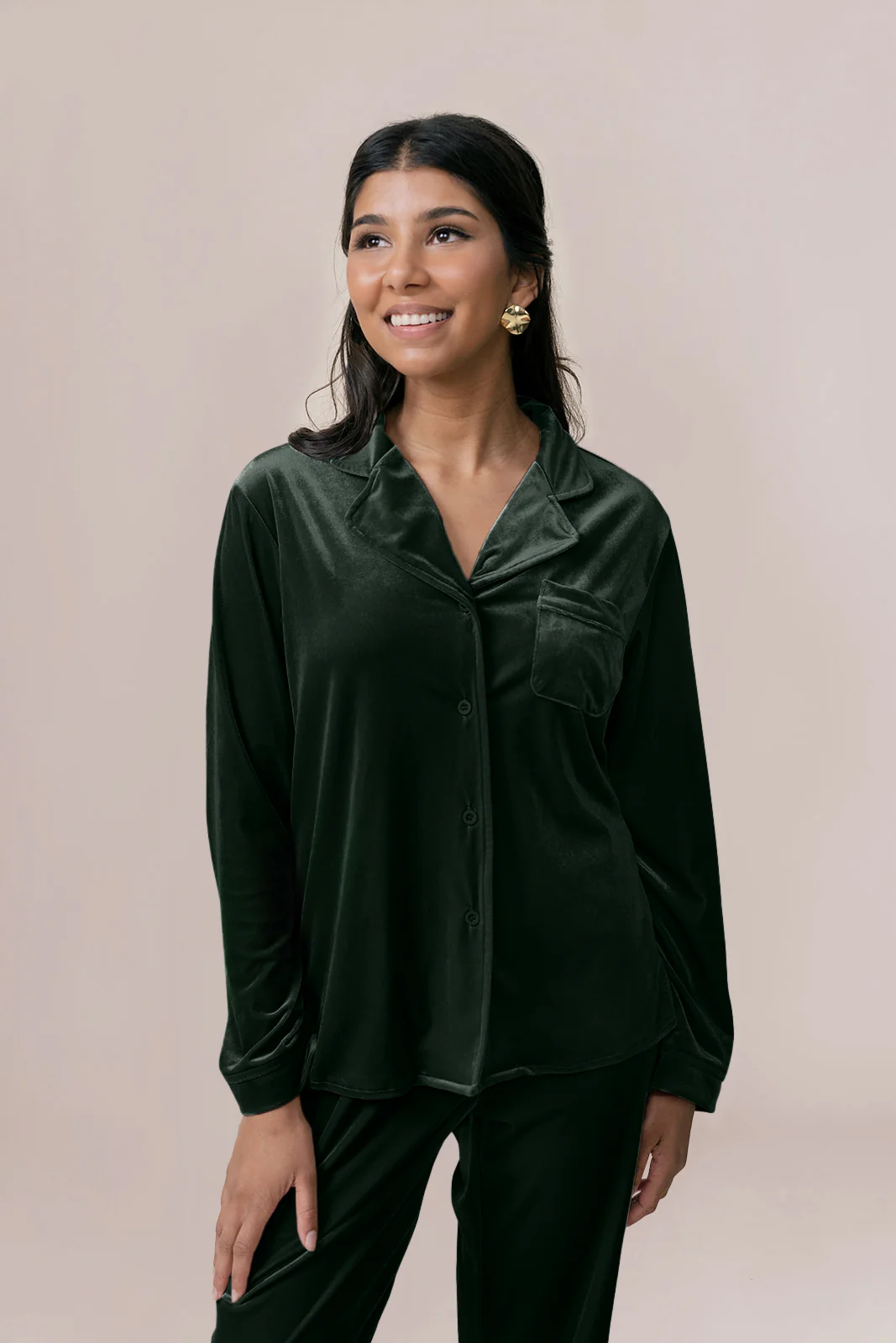 Daybreak Long Sleeve Velvet Top | Made To Order - Image 11