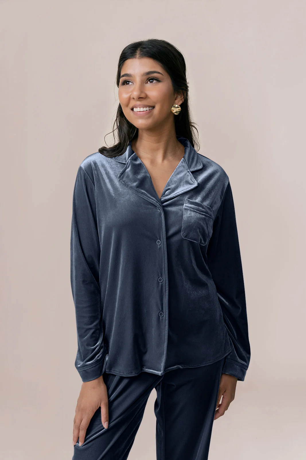 Daybreak Long Sleeve Velvet Top | Made To Order - Image 12