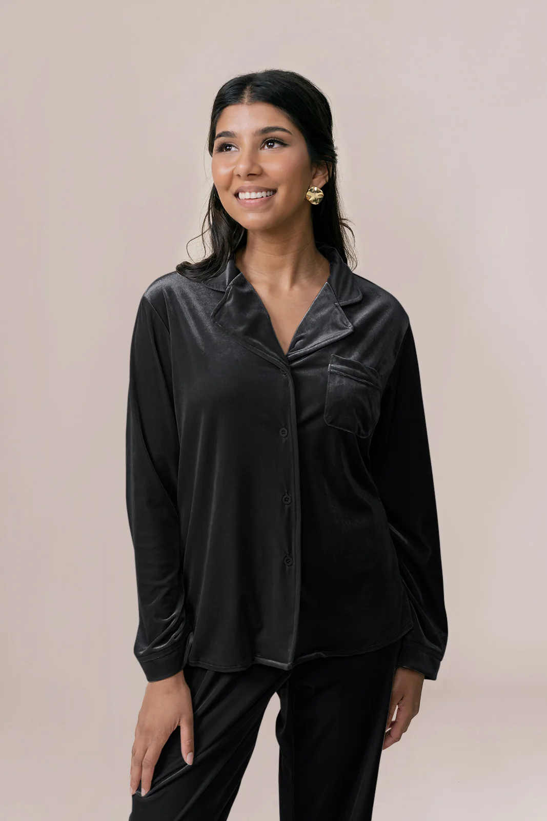 Daybreak Long Sleeve Velvet Top | Made To Order - Image 7