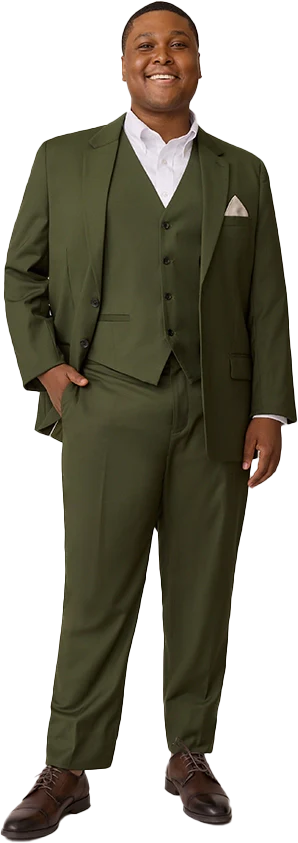 Deep Olive Pants | Made To Order - Image 6