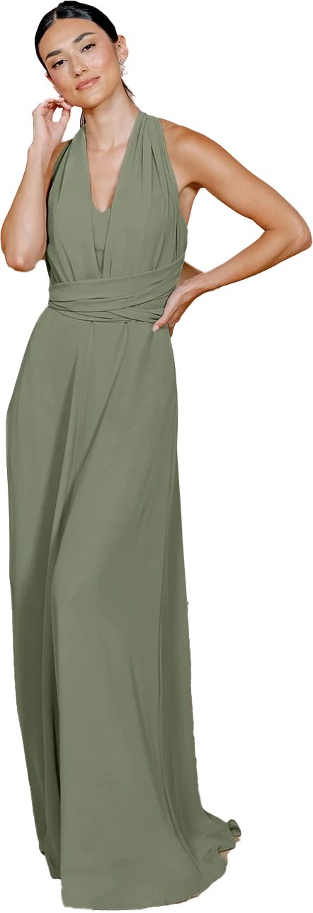 Devan Convertible Chiffon Dress | Made To Order - Image 142