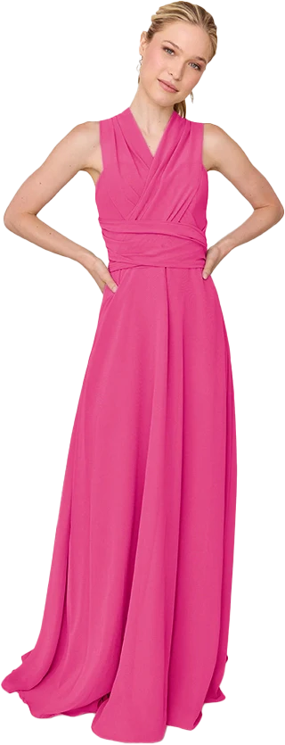 Devan Convertible Chiffon Dress | Made To Order - Image 51