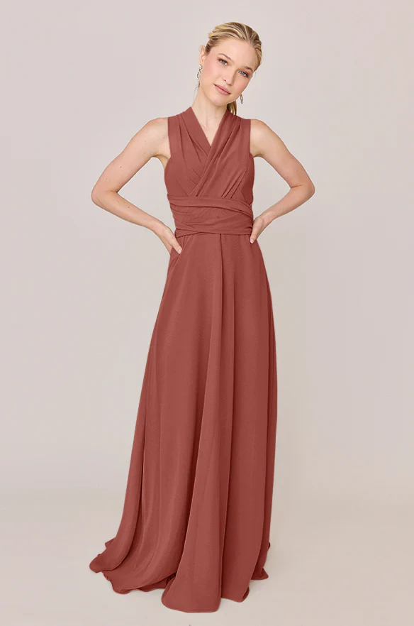 Devan Convertible Chiffon Dress | Made To Order - Image 64