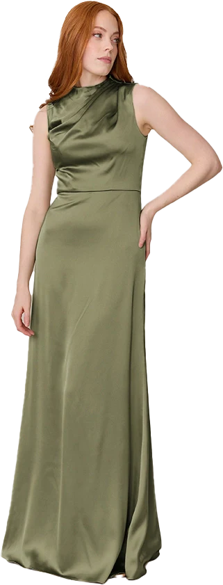 Diana Satin Dress | Made To Order - Image 137