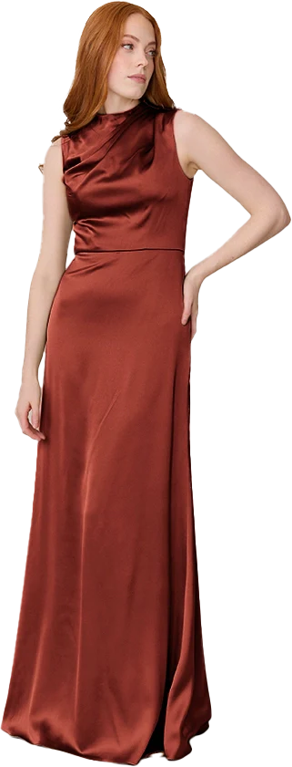 Diana Satin Dress | Made To Order - Image 155