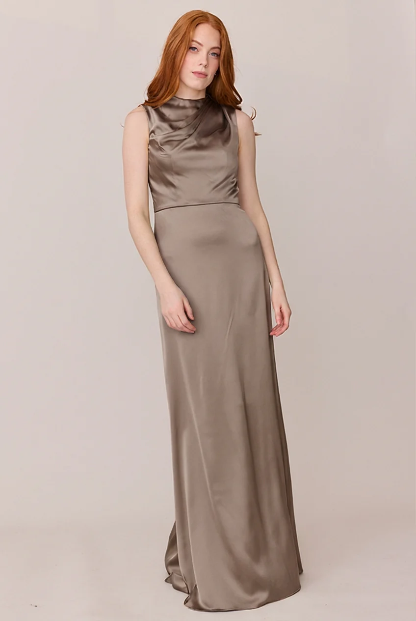 Diana Satin Dress | Made To Order - Image 177