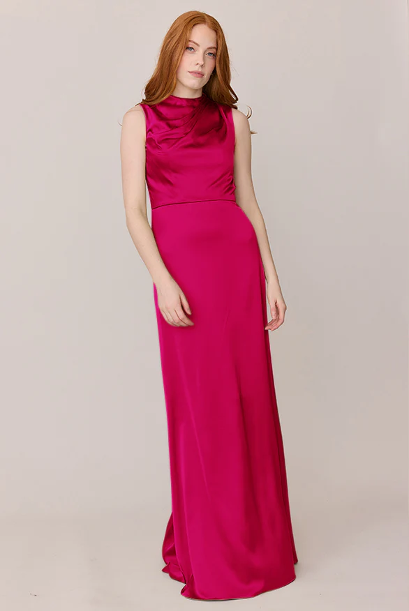Diana Satin Dress | Made To Order - Image 47