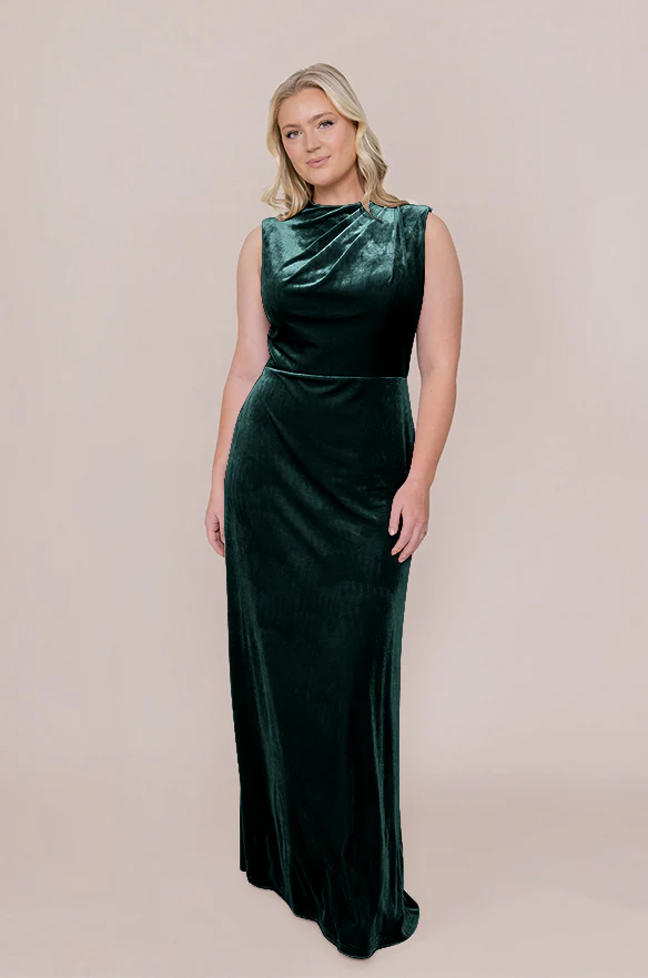 Diana Velvet Dress | Made To Order - Image 9