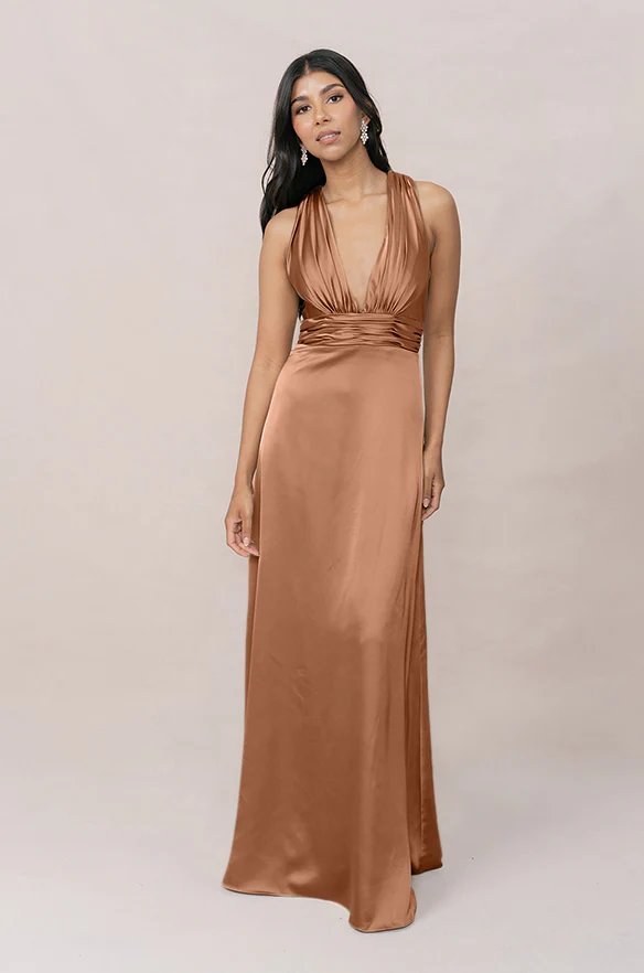 Dylan Satin Dress | Made To Order - Image 102