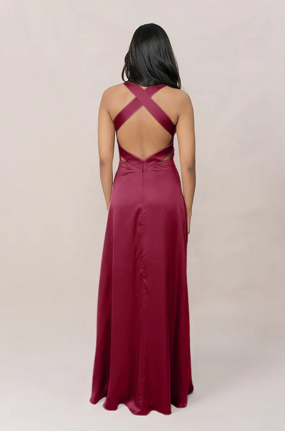 Dylan Satin Dress | Made To Order - Image 15