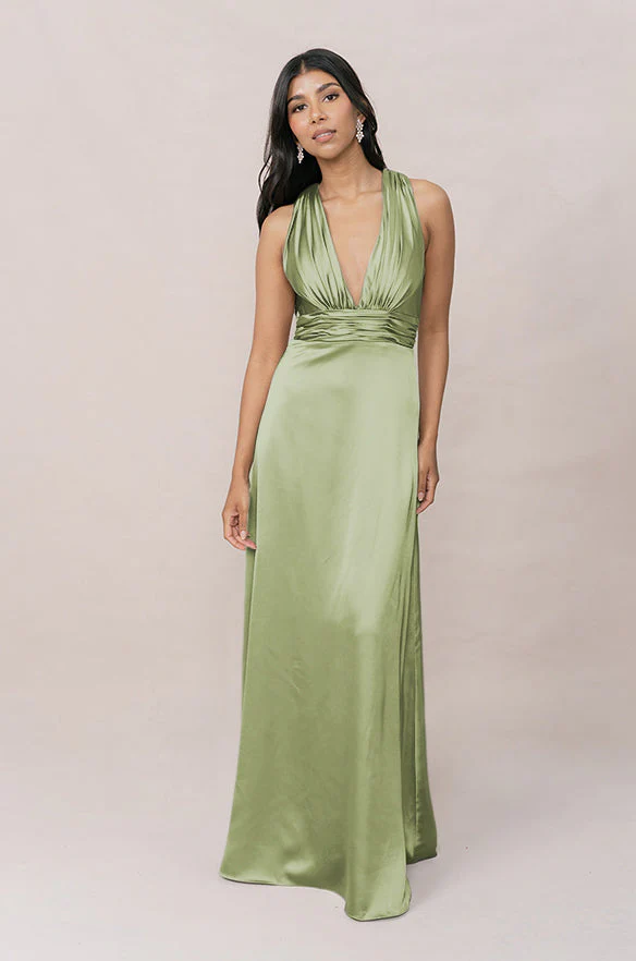 Dylan Satin Dress | Made To Order - Image 162