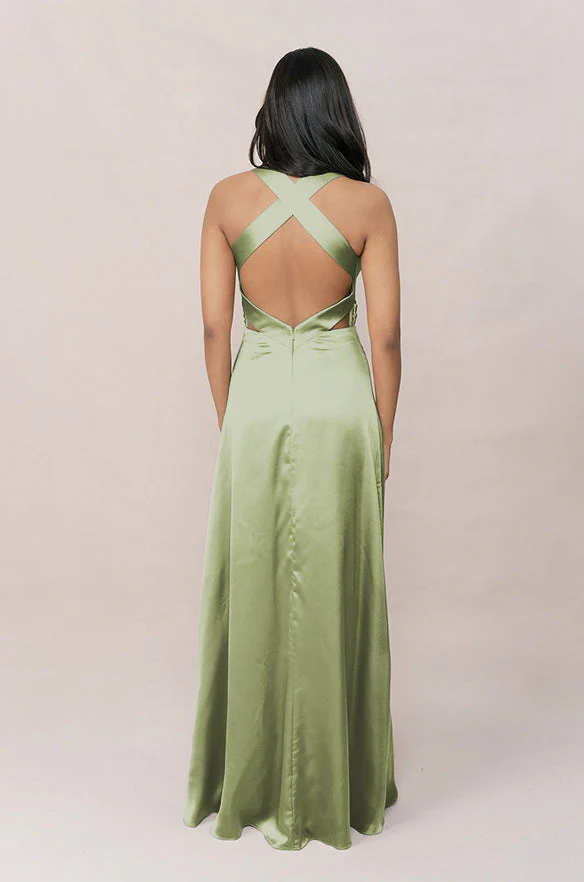 Dylan Satin Dress | Made To Order - Image 163