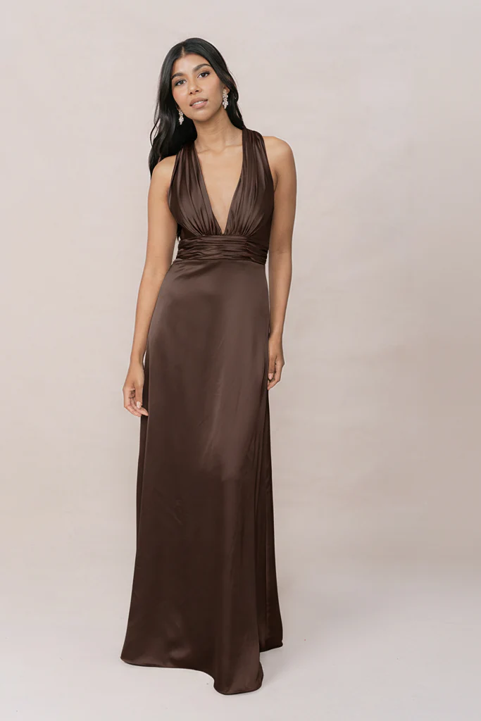 Dylan Satin Dress | Made To Order - Image 173