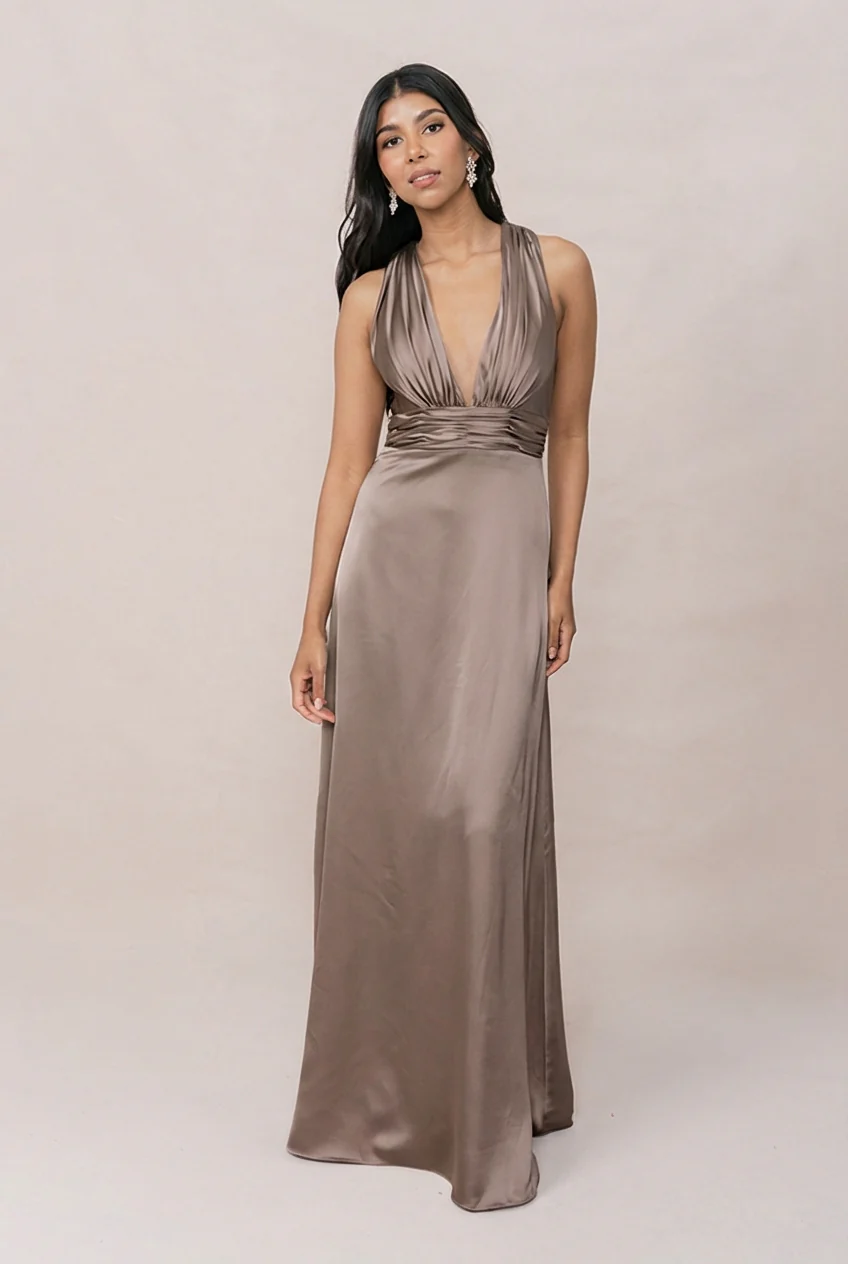 Dylan Satin Dress | Made To Order - Image 174