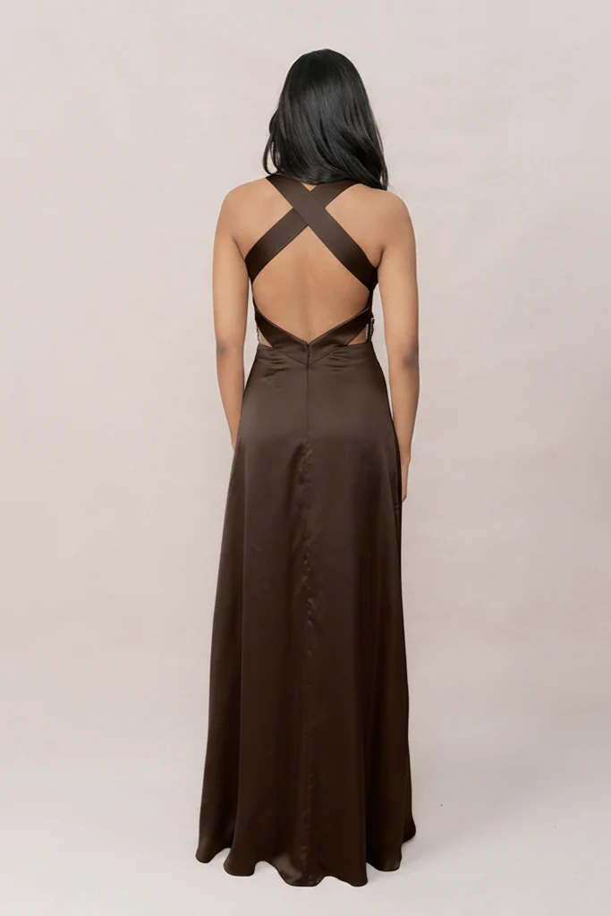 Dylan Satin Dress | Made To Order - Image 175