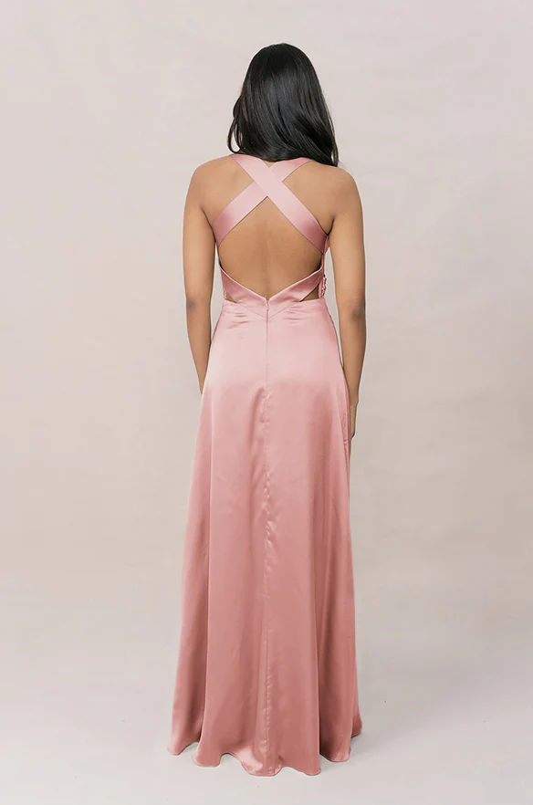 Dylan Satin Dress | Made To Order - Image 21