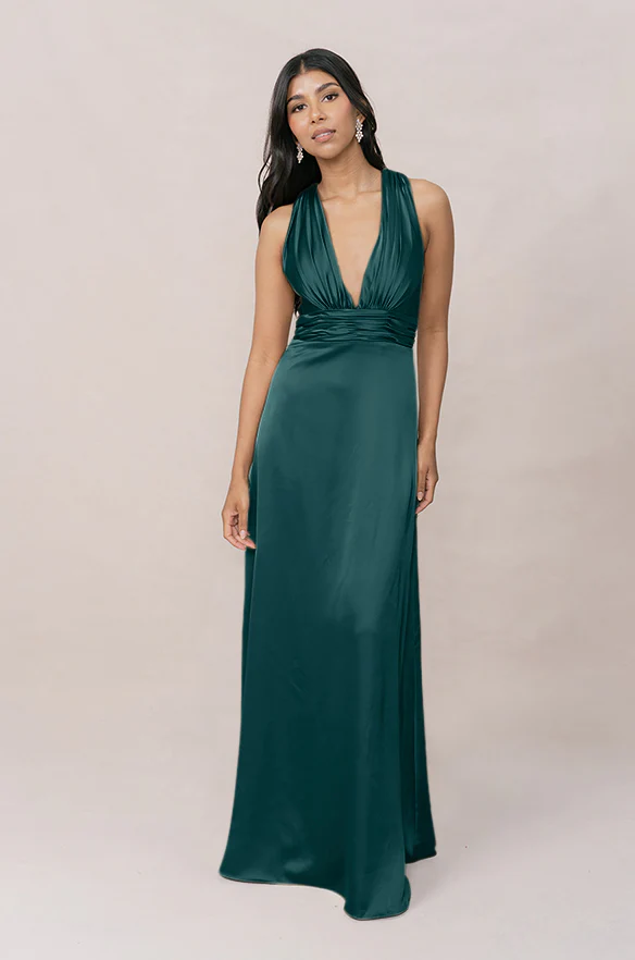 Dylan Satin Dress | Made To Order - Image 26