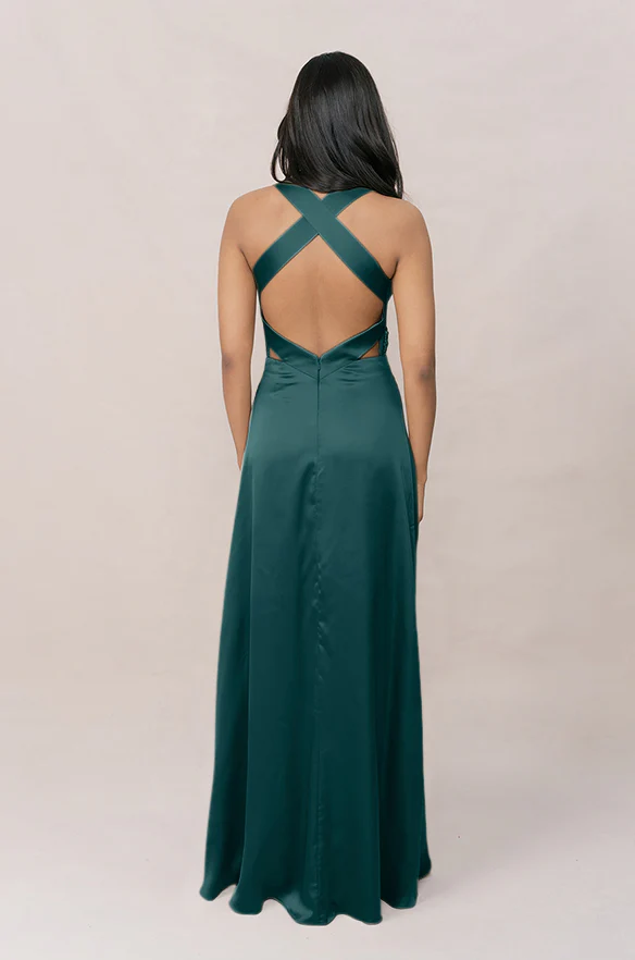 Dylan Satin Dress | Made To Order - Image 27