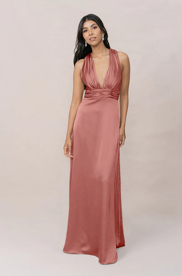 Dylan Satin Dress | Made To Order - Image 32