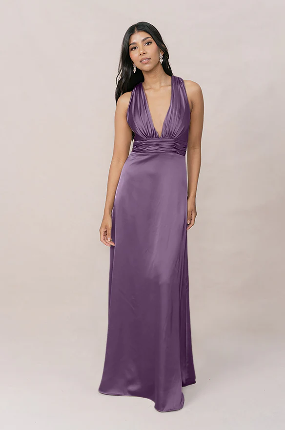 Dylan Satin Dress | Made To Order - Image 34
