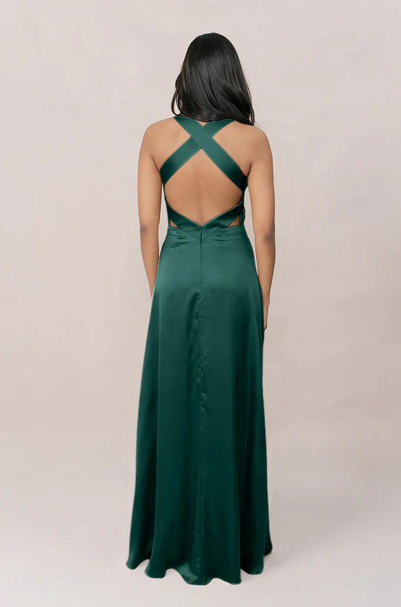 Dylan Satin Dress | Made To Order - Image 39