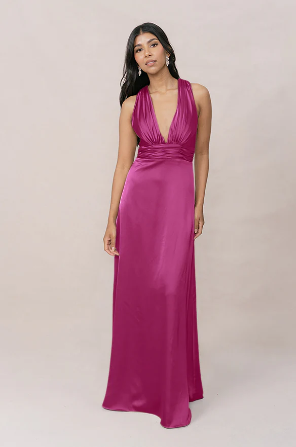 Dylan Satin Dress | Made To Order - Image 44
