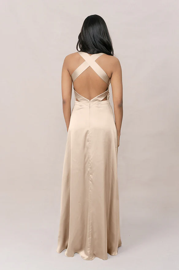 Dylan Satin Dress | Made To Order - Image 47