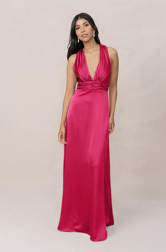 Dylan Satin Dress | Made To Order - Image 52