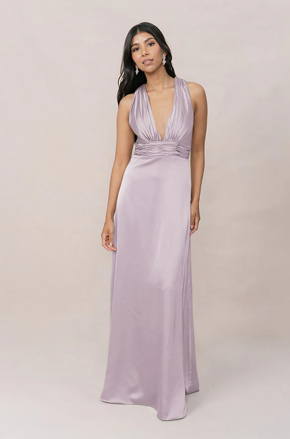 Dylan Satin Dress | Made To Order - Image 60